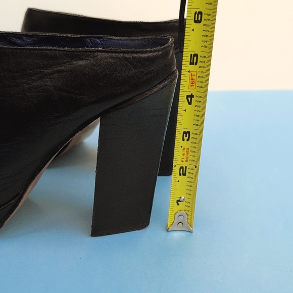 Jeffrey Campbell Ibiza mules, black, genuine leather, size 10 - Picture 12 of 13